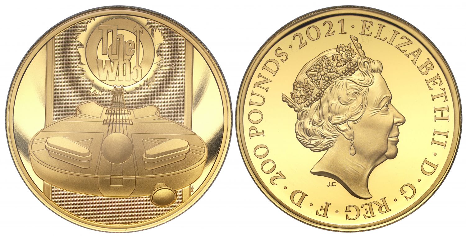 Elizabeth II 2021 gold proof 2oz The Who