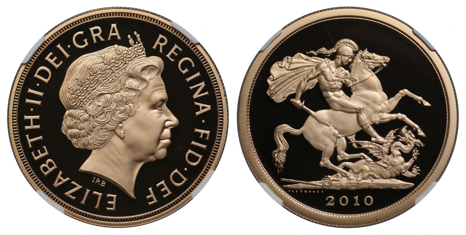 Elizabeth II 2010 PF69 UC Five-Pounds