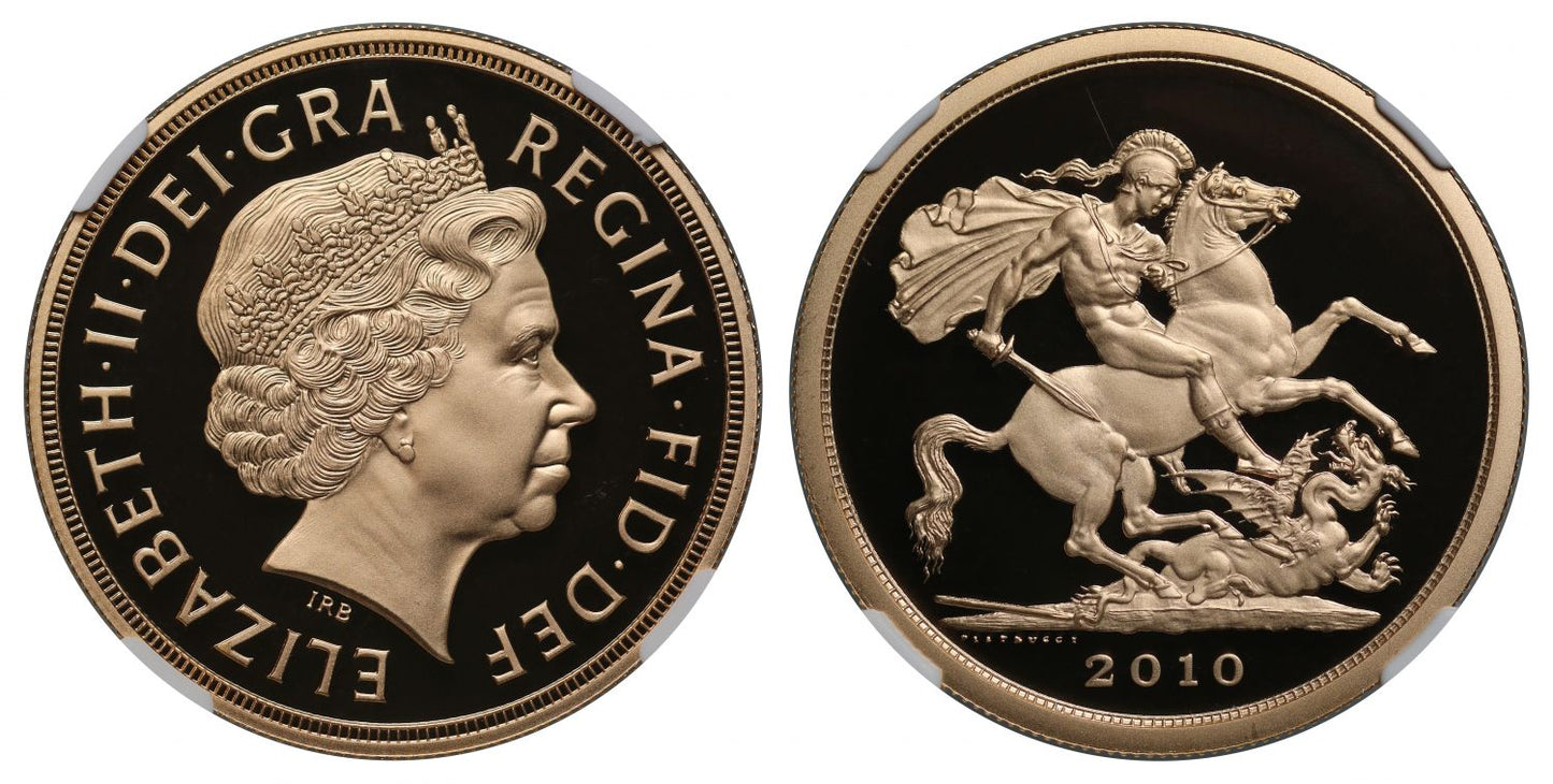 Elizabeth II 2010 PF69 UC Five-Pounds