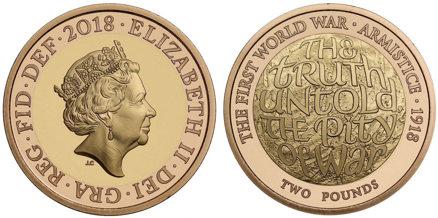 Elizabeth II 2018 Two-Pounds PF70 UCAM WWI
