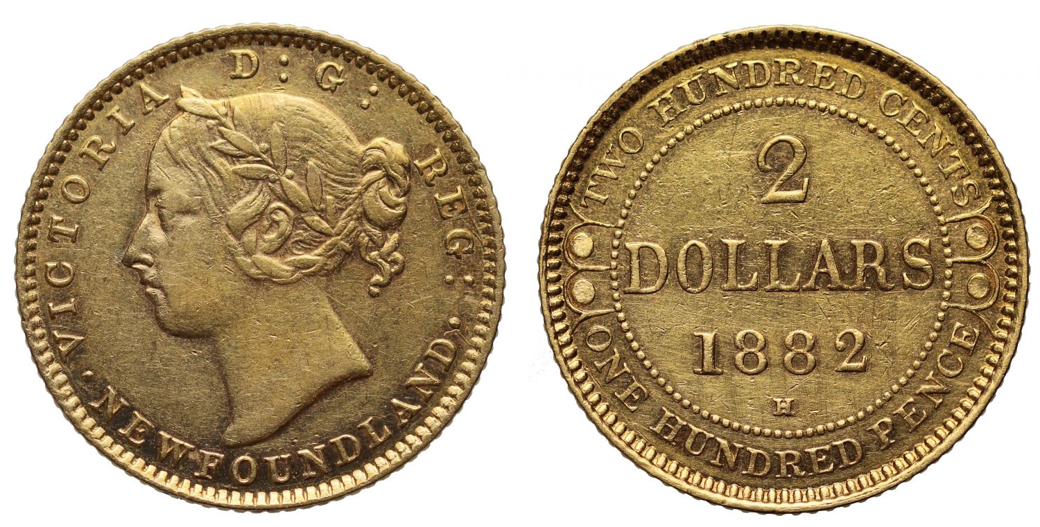 Canada Victoria 2-Dollars 1882H