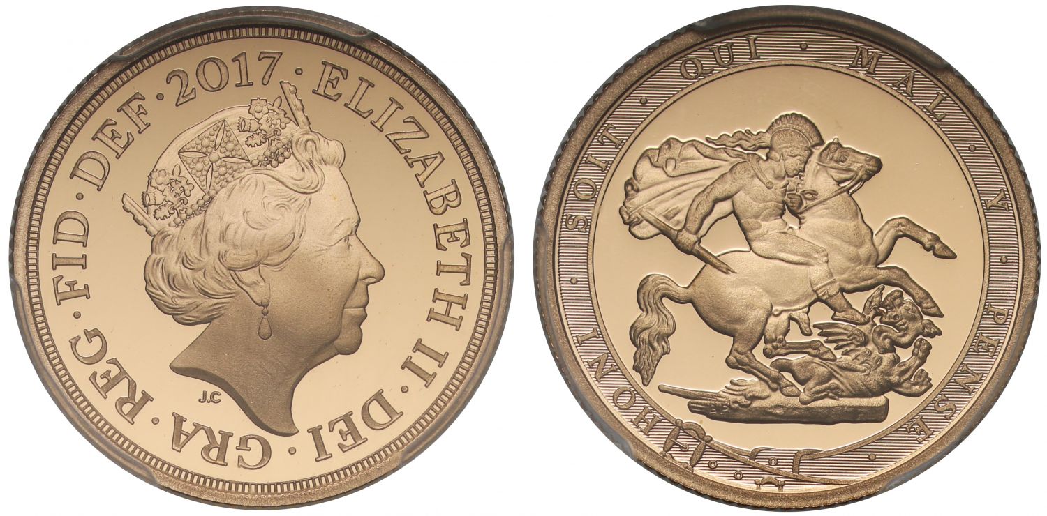 Elizabeth II 2017 proof Sovereign