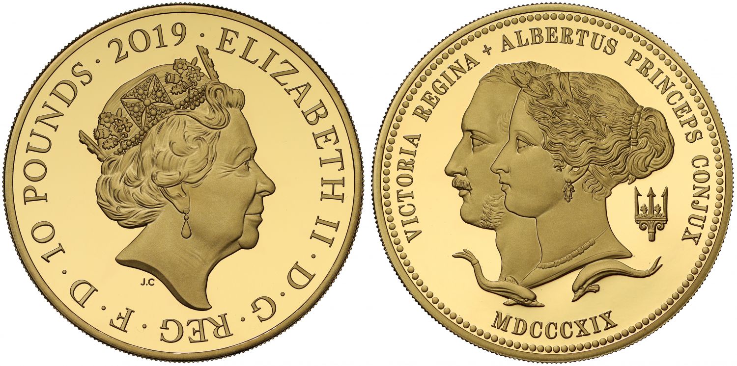 Elizabeth II 2019 gold proof 5oz Victoria Anniversary