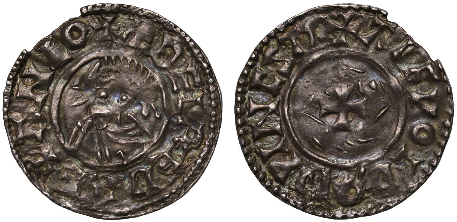 Aethelred II Penny, Last small cross type, Winchester, Aelfwold