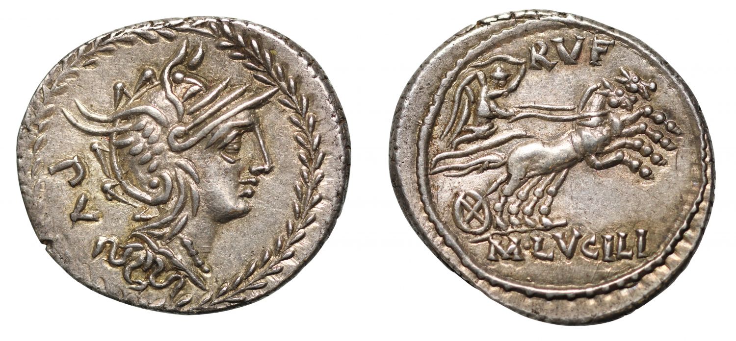 M. Lucilius Rufus, Denarius