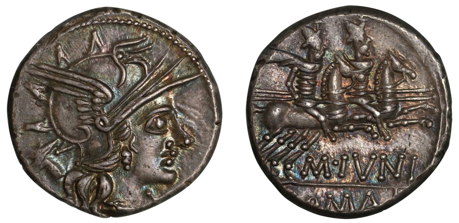 M. Iunius, Silver Denarius.