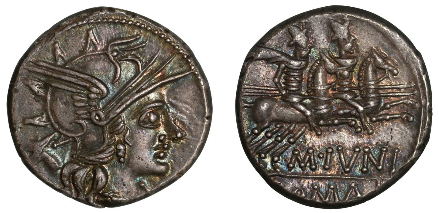 M. Iunius, Silver Denarius.
