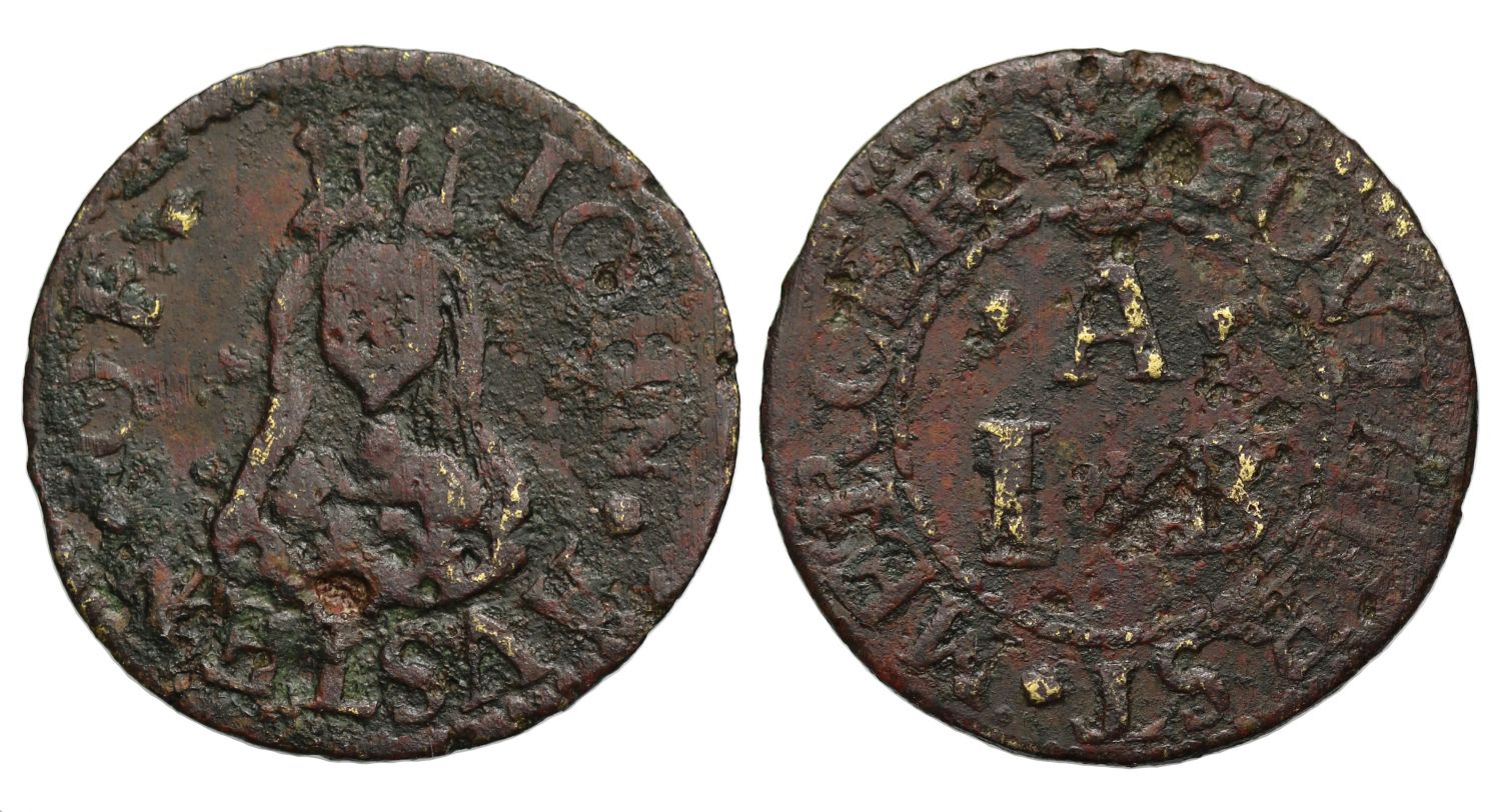 17th Century Kent Farthing Goudhurst, John Austen, Farthing, Mercer