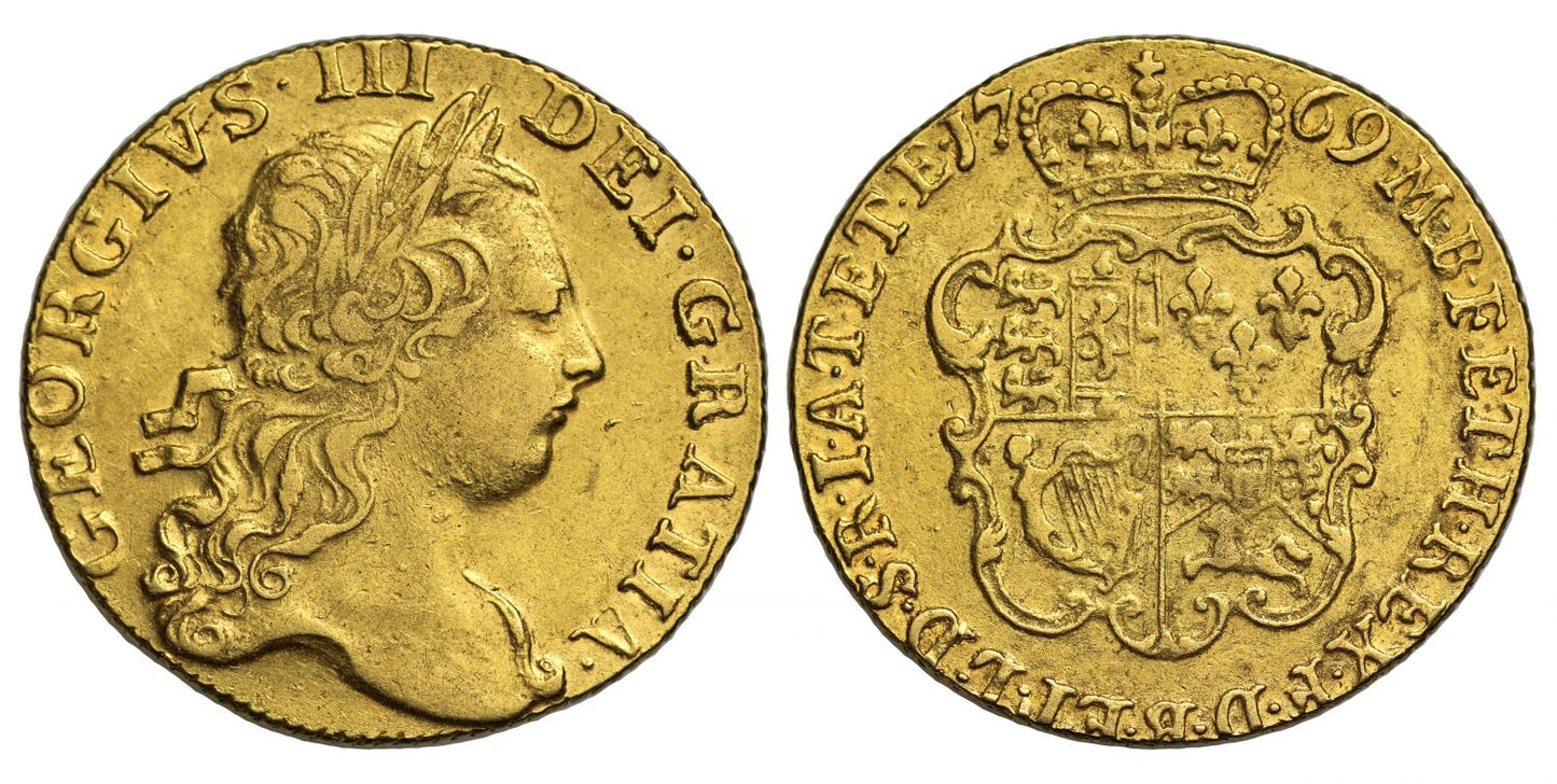 George III 1769 Guinea, third head