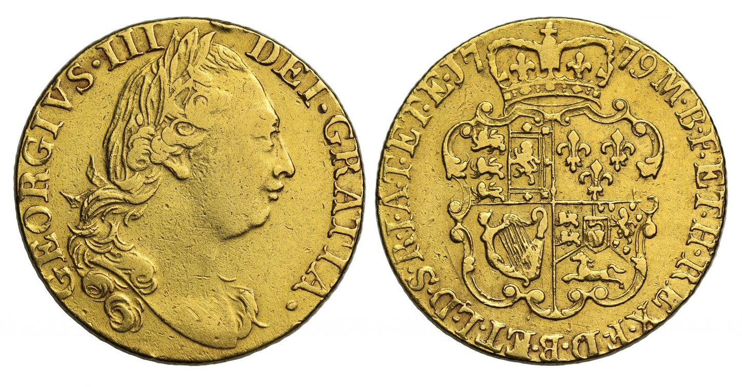 George III 1779 Guinea fourth head