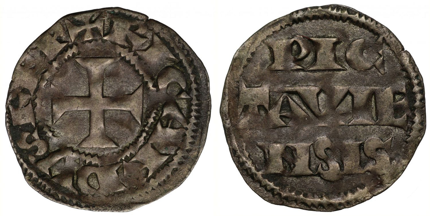 Anglo-Gallic, Richard I Denier Poitou, AGC dies 1/b