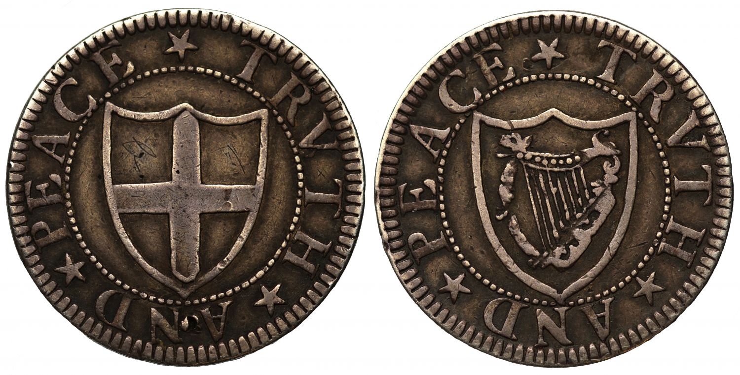 Commonwealth pattern 1651 Sixpence by David Ramage, extremely rare