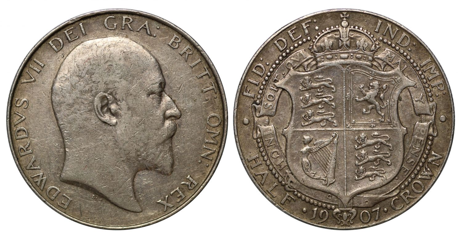 Edward VII 1907 Halfcrown