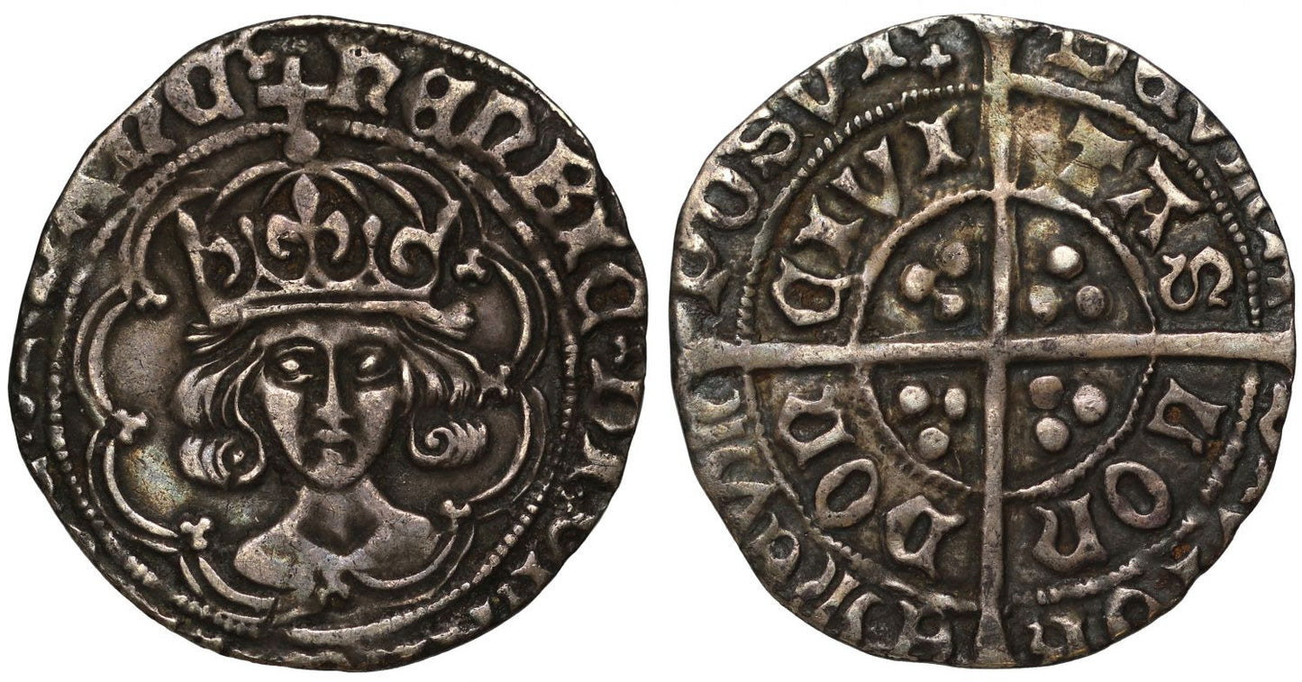 Henry VII Groat class IIa, London, two arch crown, no initial mark