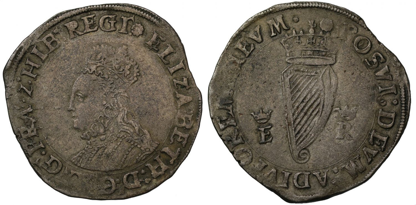 Ireland, Elizabeth I 1558 Shilling, first base issue, bust 1B