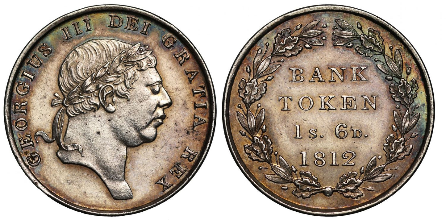 George III Bank Token 1812 Eighteen Pence