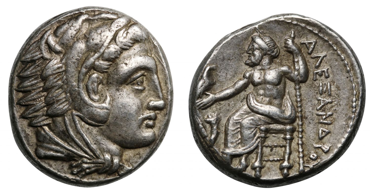 Alexander the Great, silver Tetradrachm.