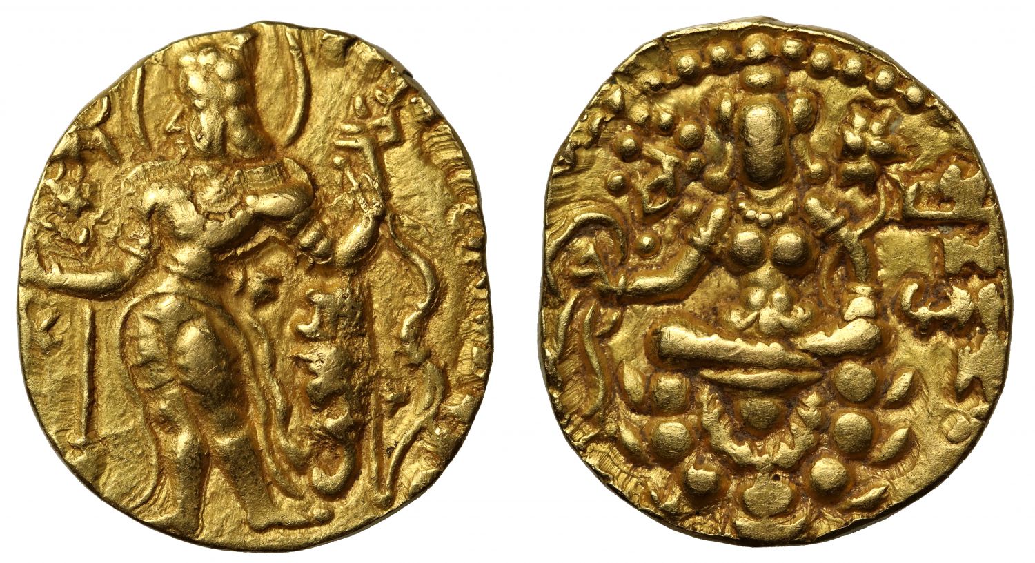 Gupta, Chandragupta II, Gold Dinar.