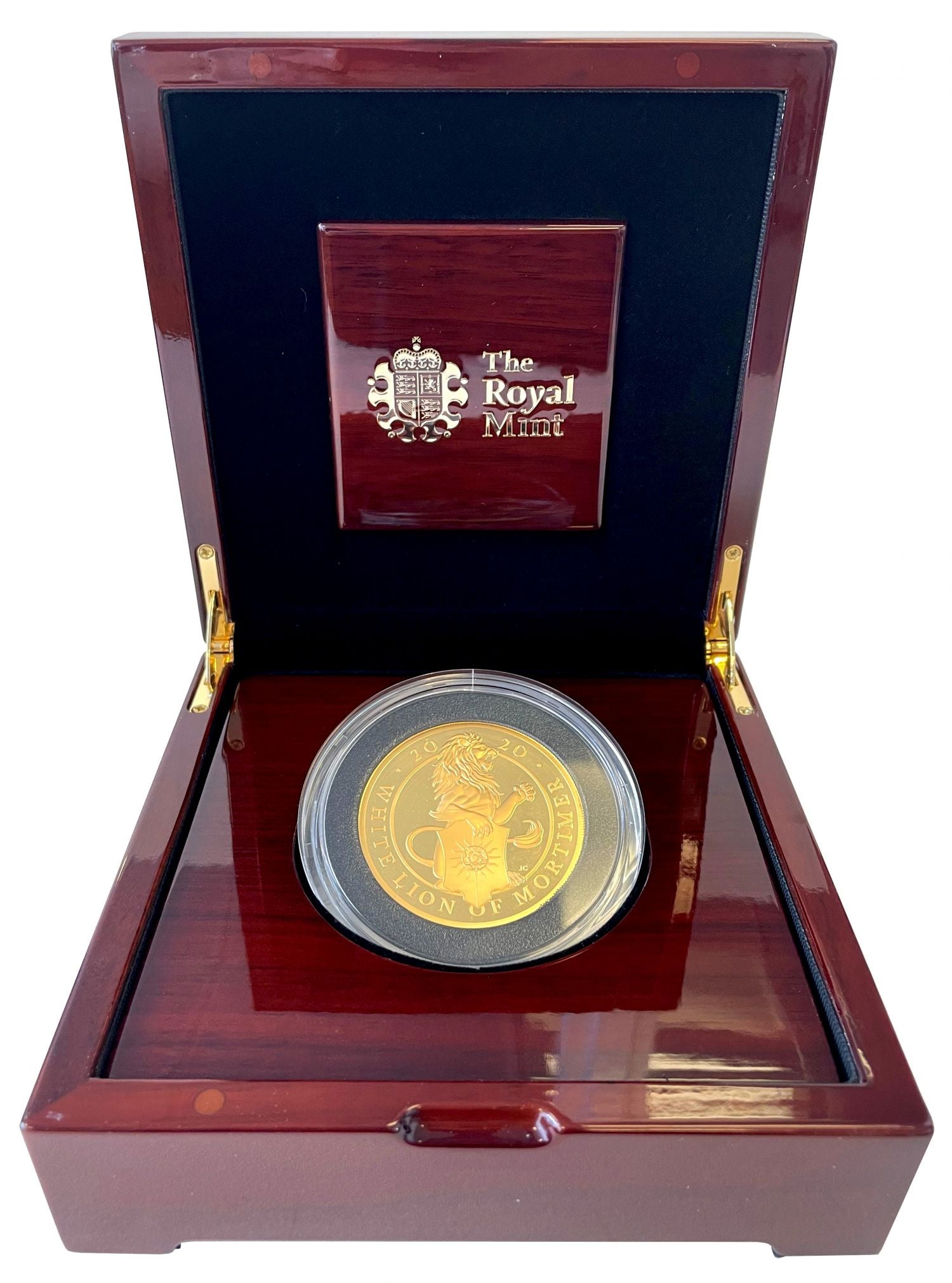 Elizabeth II 2020 gold proof 5oz QB White Lion of Mortimer