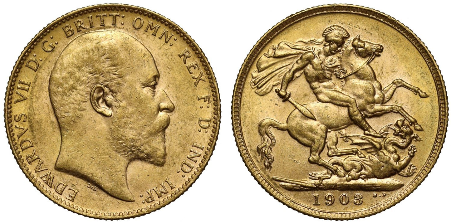 Edward VII 1903-P Sovereign Perth Mint
