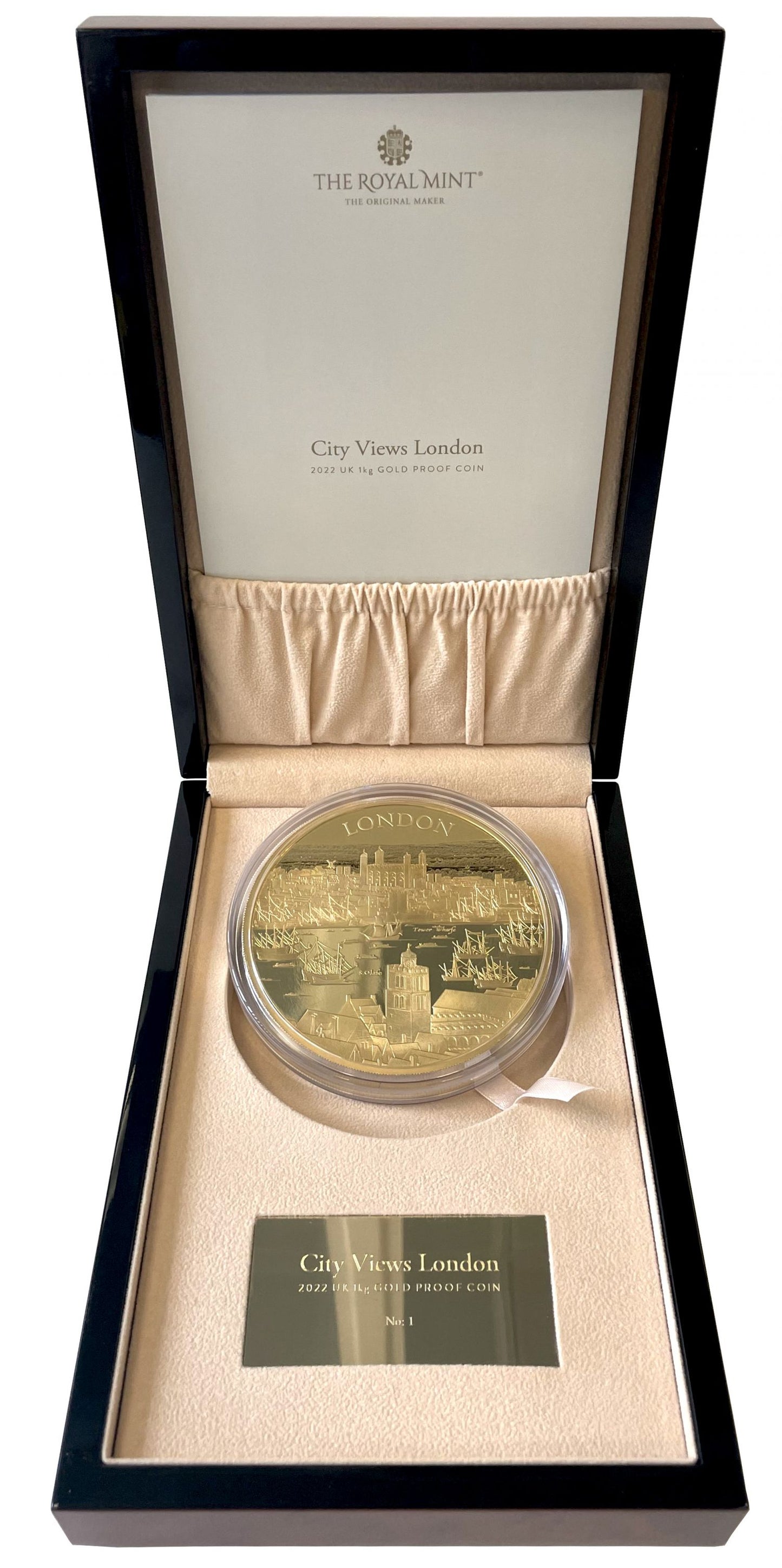 Elizabeth II 2022 gold proof Kilo City Views London