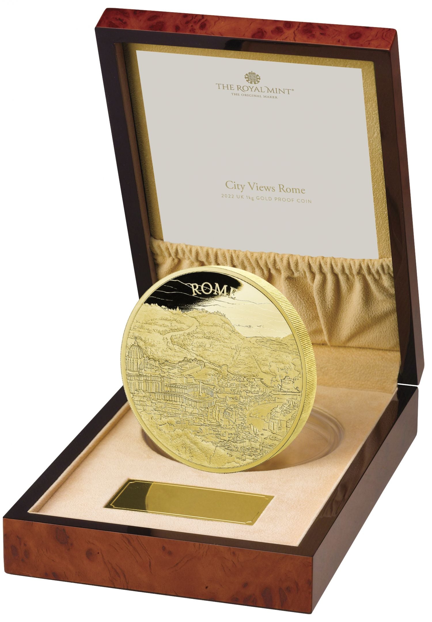Elizabeth II 2022 gold proof Kilo City Views Rome
