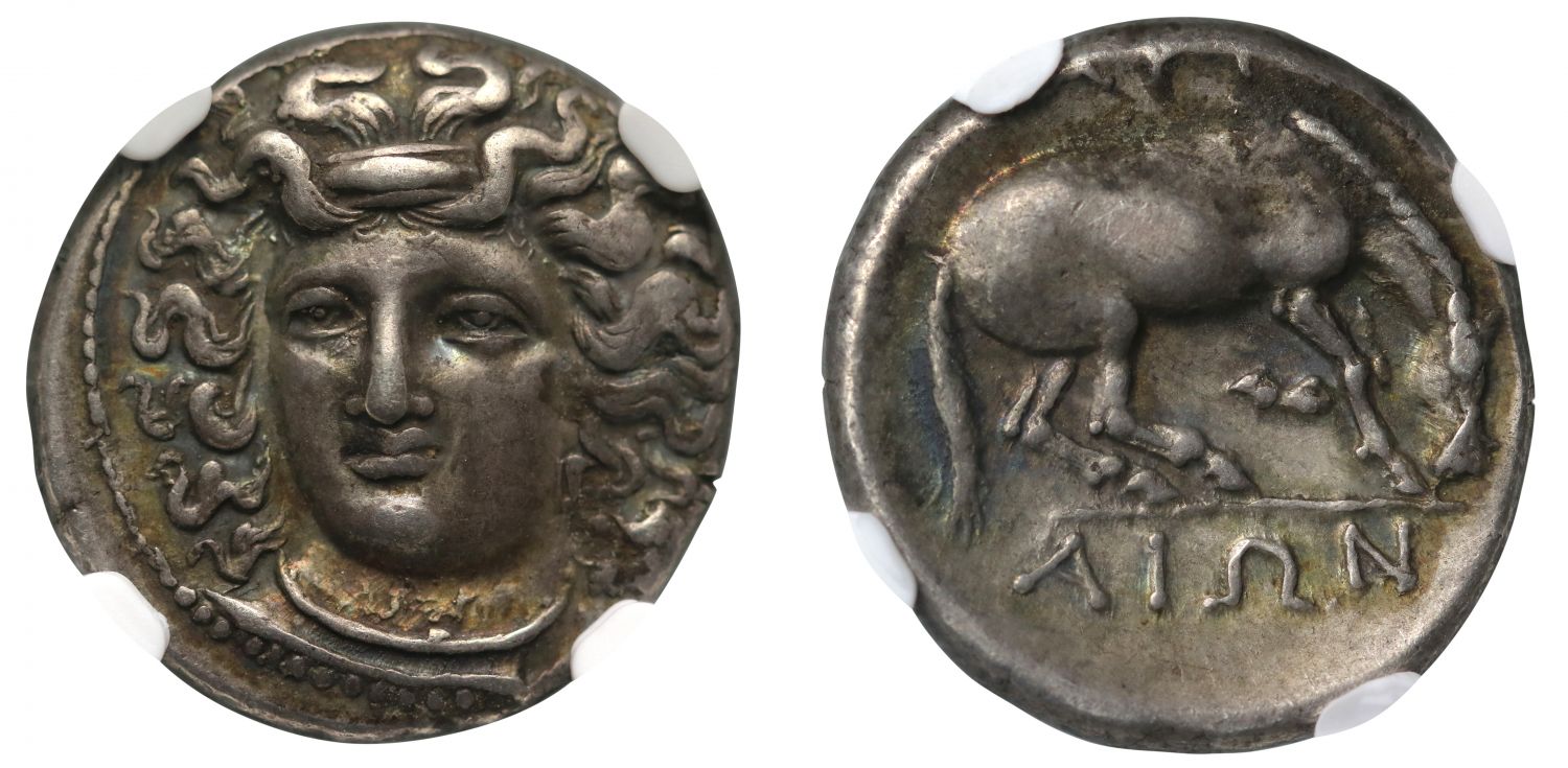 Thessaly, Larissa, Silver Drachm, Ch XF 4/5, 3/5, ex Salton