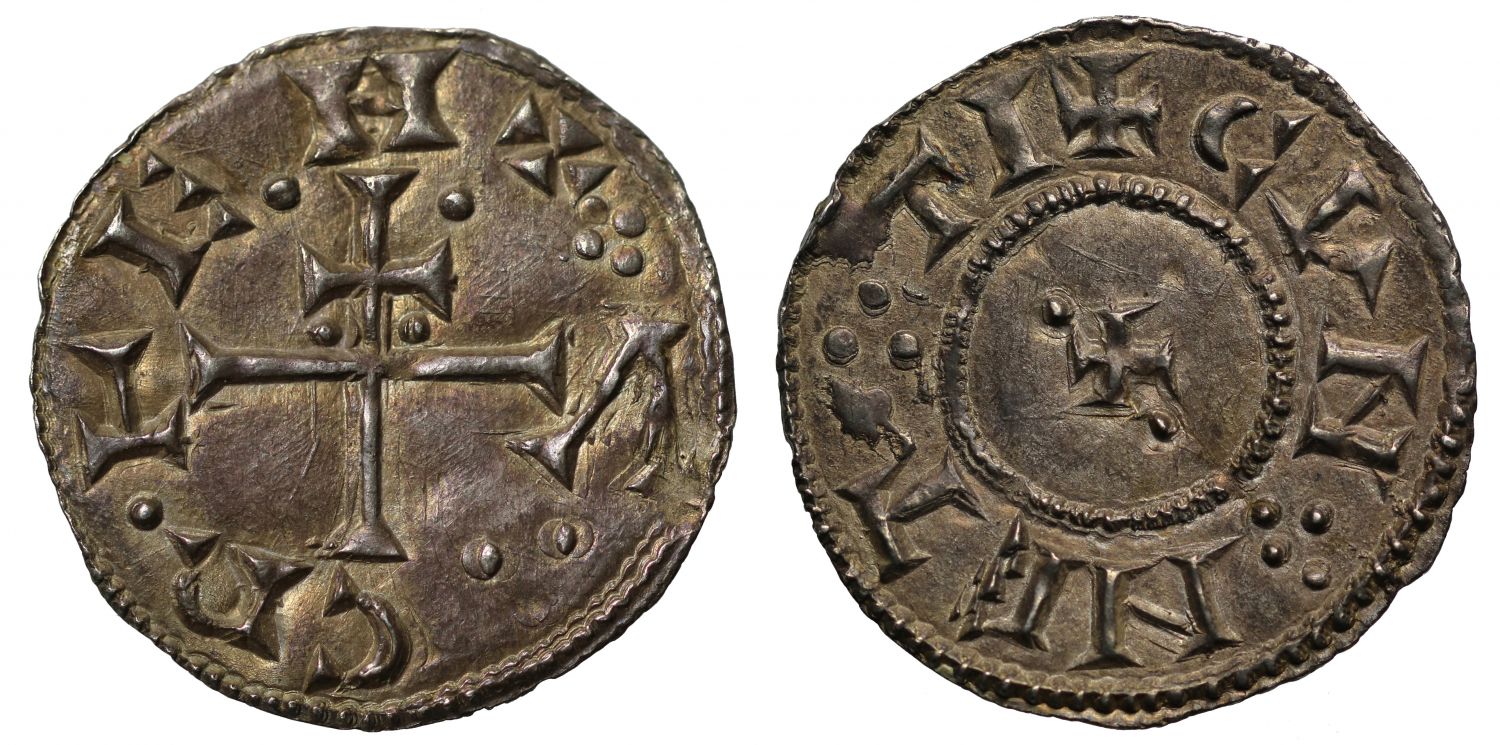 Danelaw, Vikings of York, Cnut, Penny, 'CVNETTI' type S.993