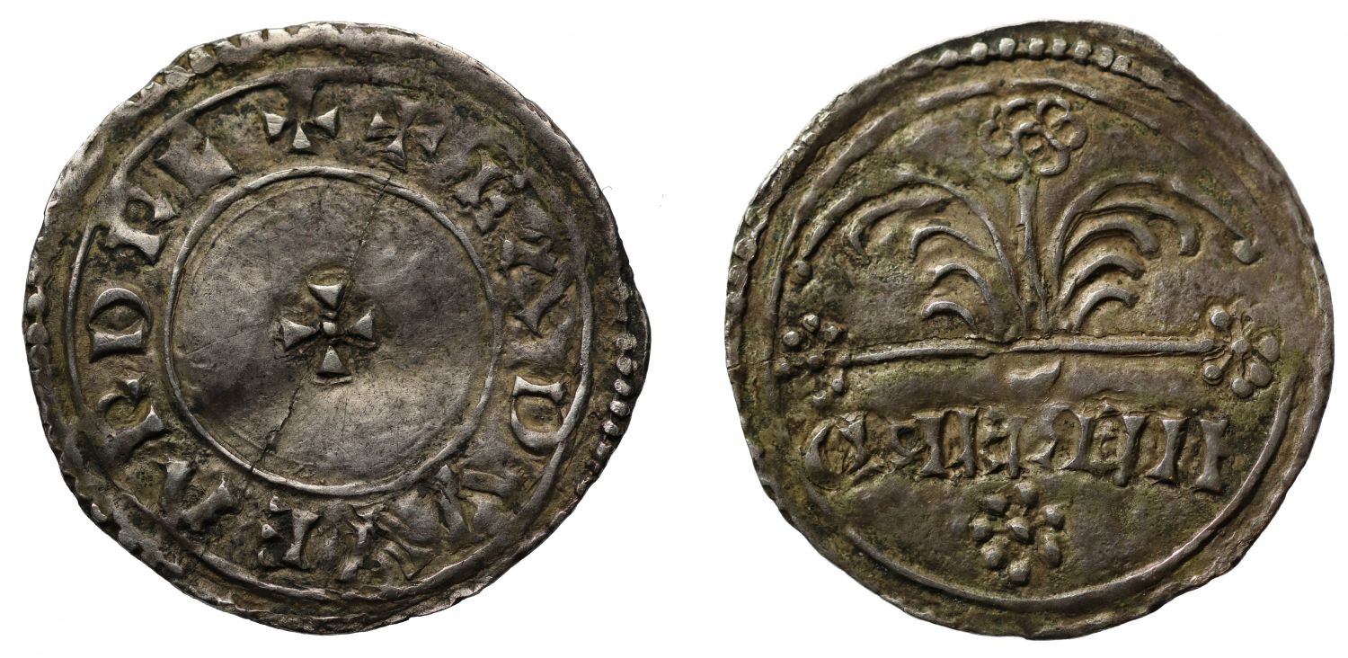 Anglo-Viking imitation of Edward the Elder, Penny, flower type, Heremod