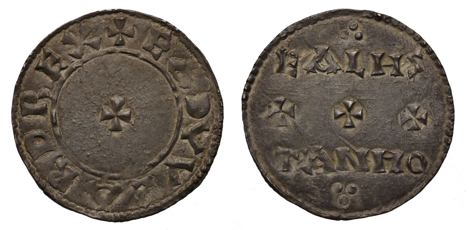 Edward the Elder, Kings of Wessex, Penny, two-line type, moneyer Ealhstan