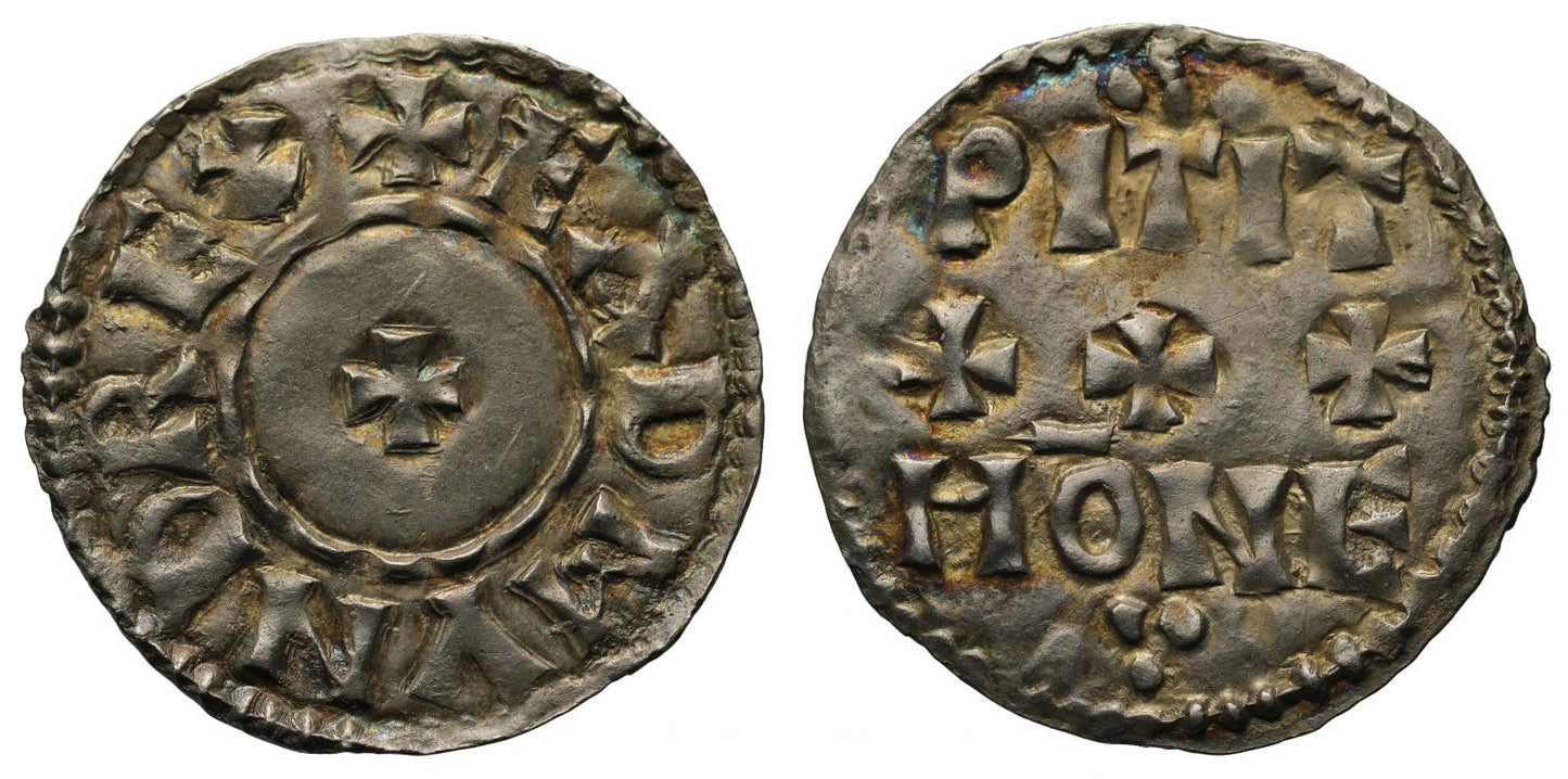 Eadmund, Penny, two-line type, moneyer Pitit, north eastern style I