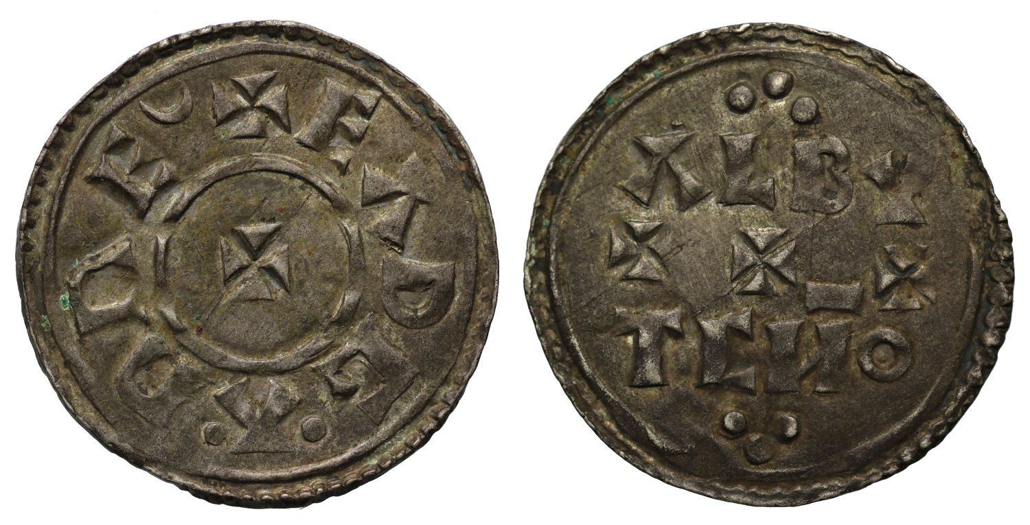 Eadgar Penny, two line type, North Eastern Albutc, ex Tetney Hoard, Collection of an English Doctor
