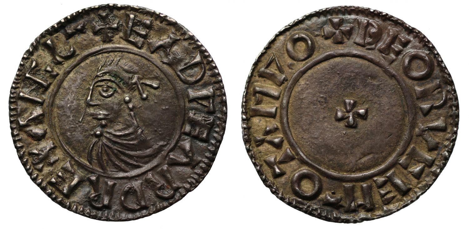 Edward the Martyr, Penny, Tamworth Mint, moneyer Deorwulf
