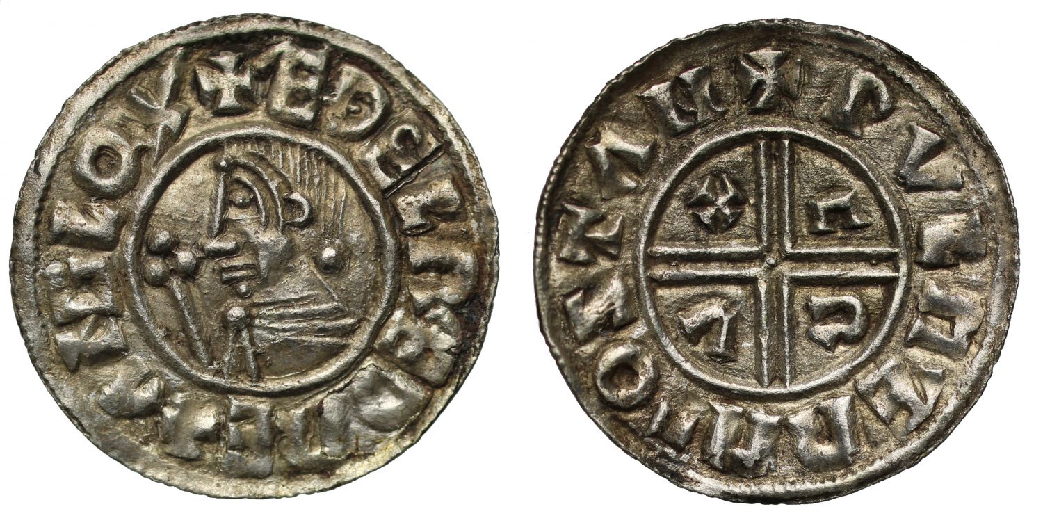 Aethelred II Penny, Small CRVX type, Stamford, Wulfmaer, ex Millenium Hoard and English Doctor
