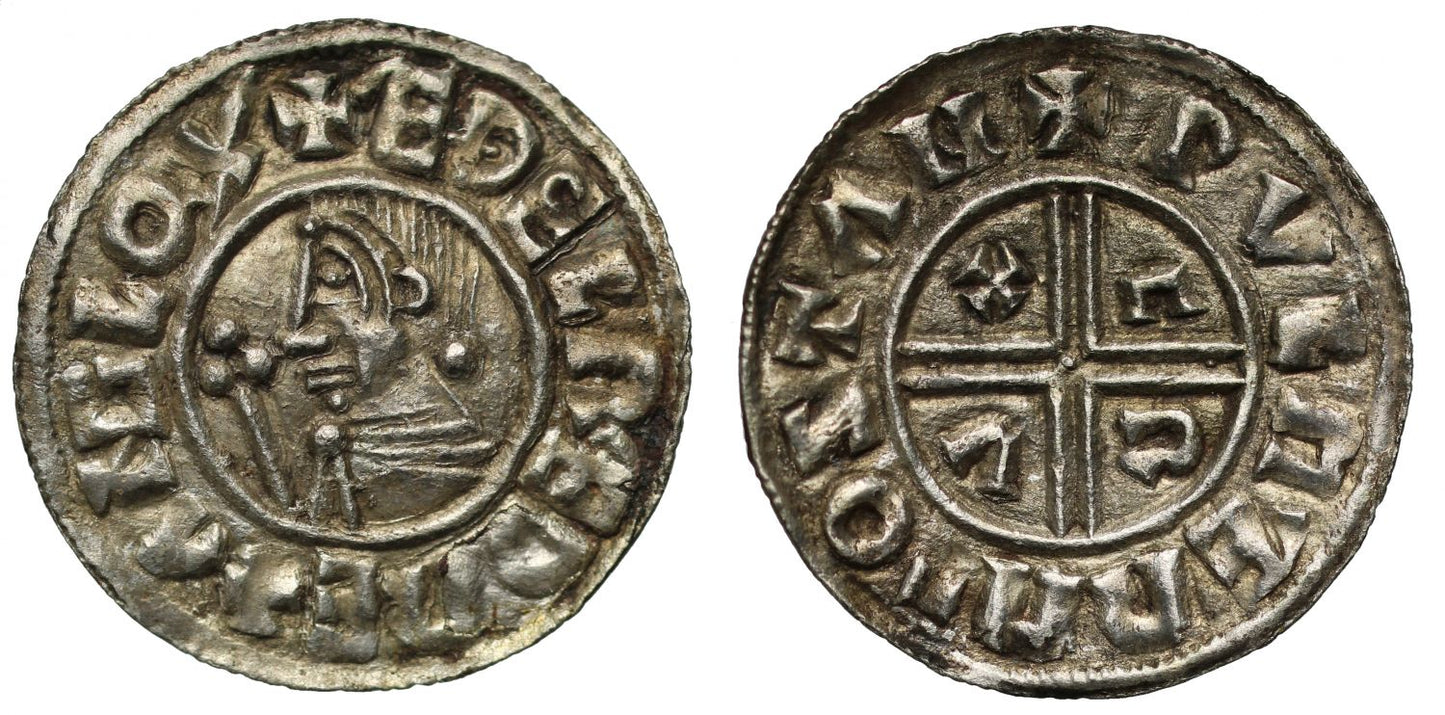 Aethelred II Penny, Small CRVX type, Stamford, Wulfmaer, ex Millenium Hoard and English Doctor