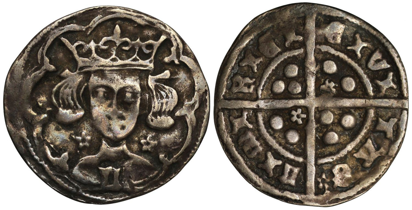 Ireland, Edward IV Groat, Limerick Mint, light coinage, L on breast