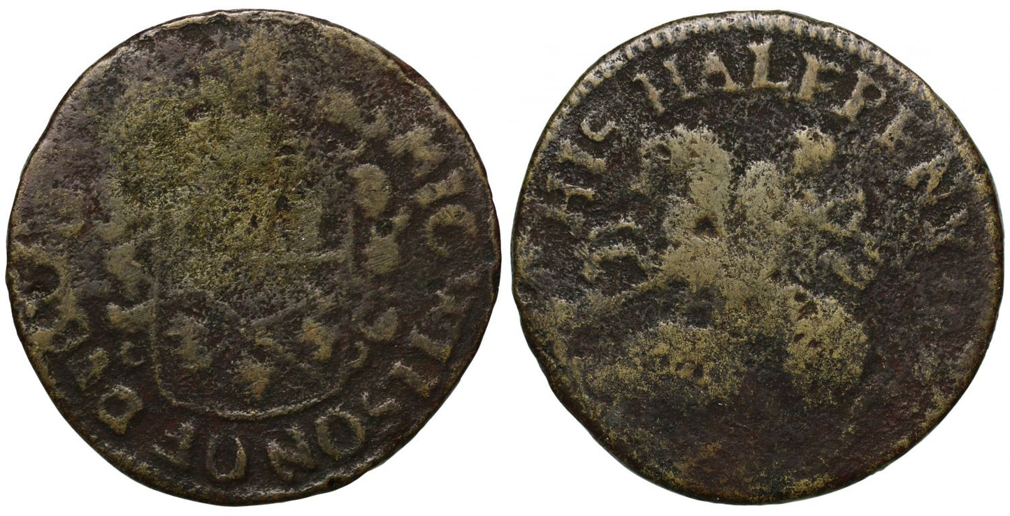 Ireland, Co Dublin, 17th century Token, Mic Wilson, Halfpenny 1672