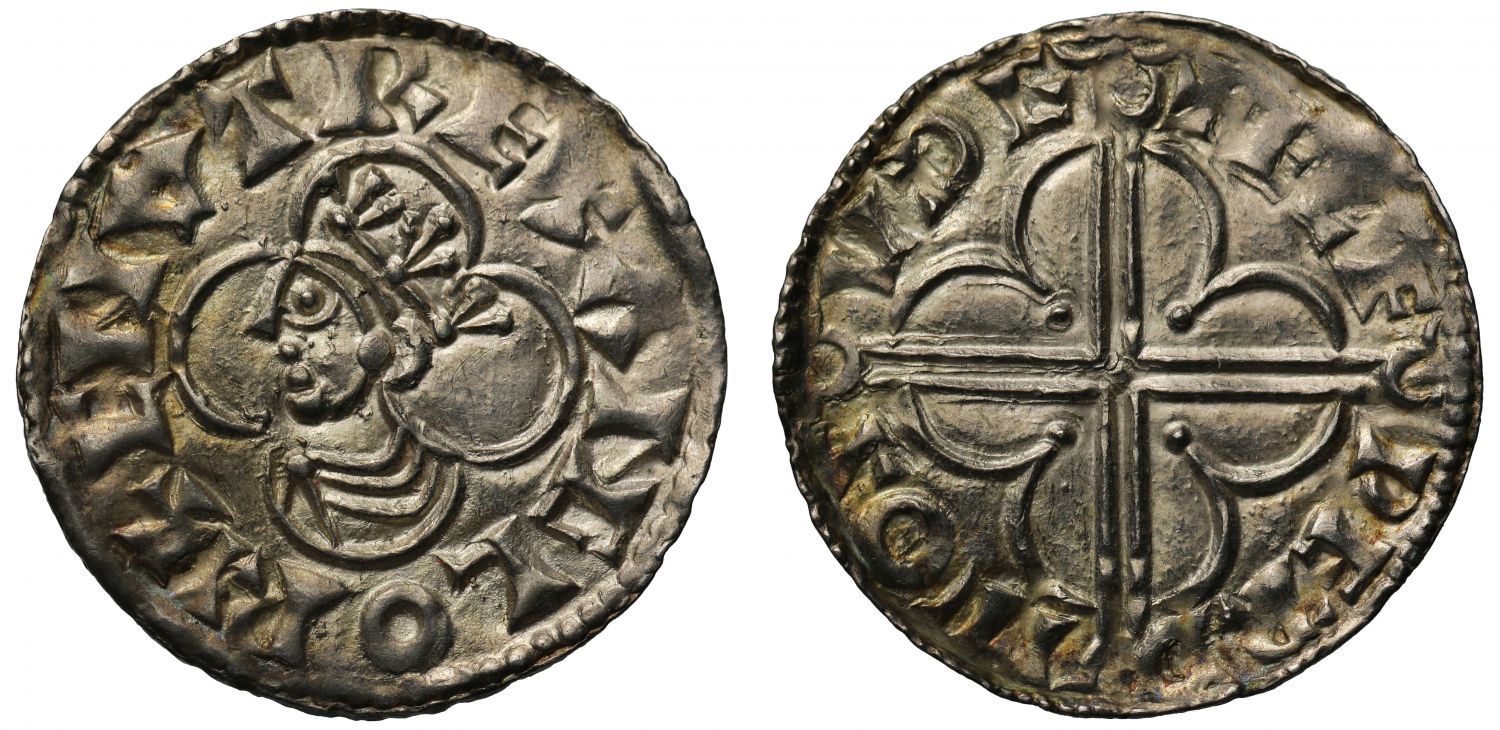 Canute Penny, Quatrefoil type, Southwark, Aelfweard, ex Tooze and English Doctor