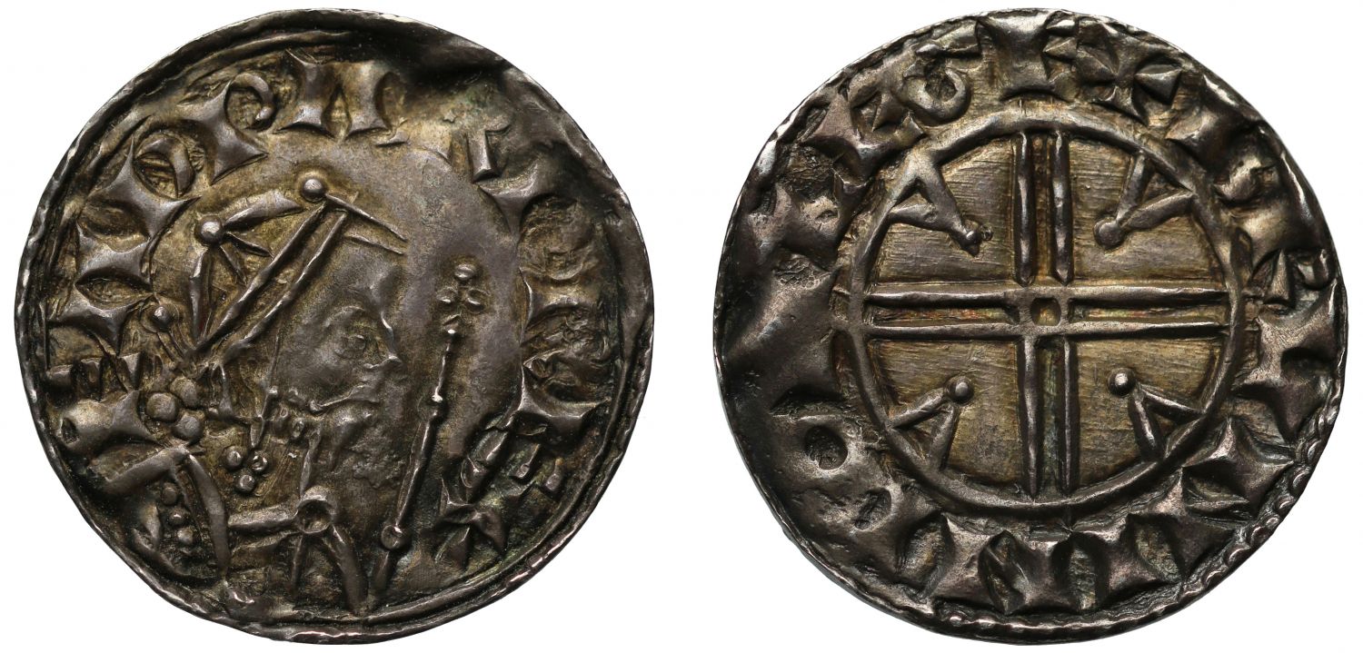 Edward the Confessor Penny, Pyramids type, Chester, Bruninc