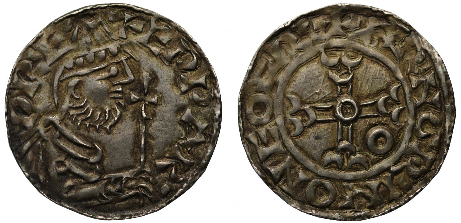 Edward the Confessor Penny, Pointed helmet type, York Mint, Moneyer Arngrimr