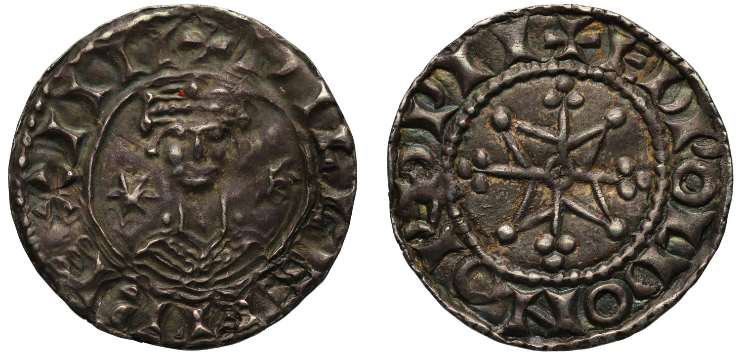 William I Penny, Two stars type, Norwich Mint, Moneyer Edwold