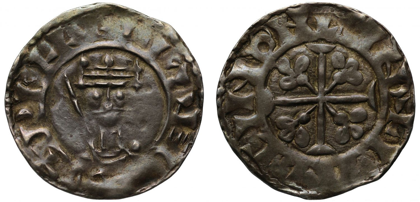 William II Penny, Cross Pattée & Fleury type, London, Walcin