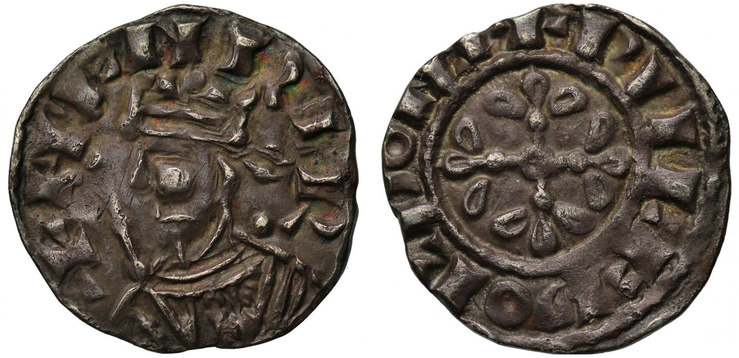 Henry I Penny, Profile / Cross fleury type, London, Wulfword, ex Drabble, Lessen and English Doctor