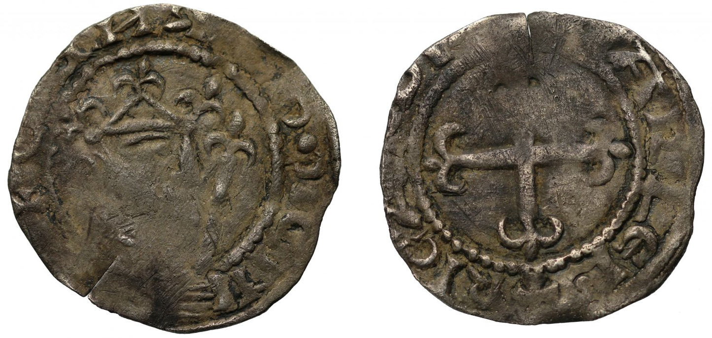 Baronial Penny, Earl Henry of Northumbria, Cross fleury type, Carlisle, Ricard