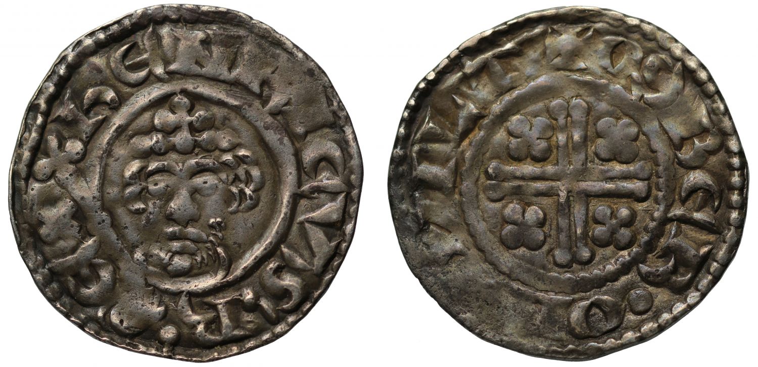 Henry II Penny, Short cross type, class 1b, Wilton Mint, moneyer Osber