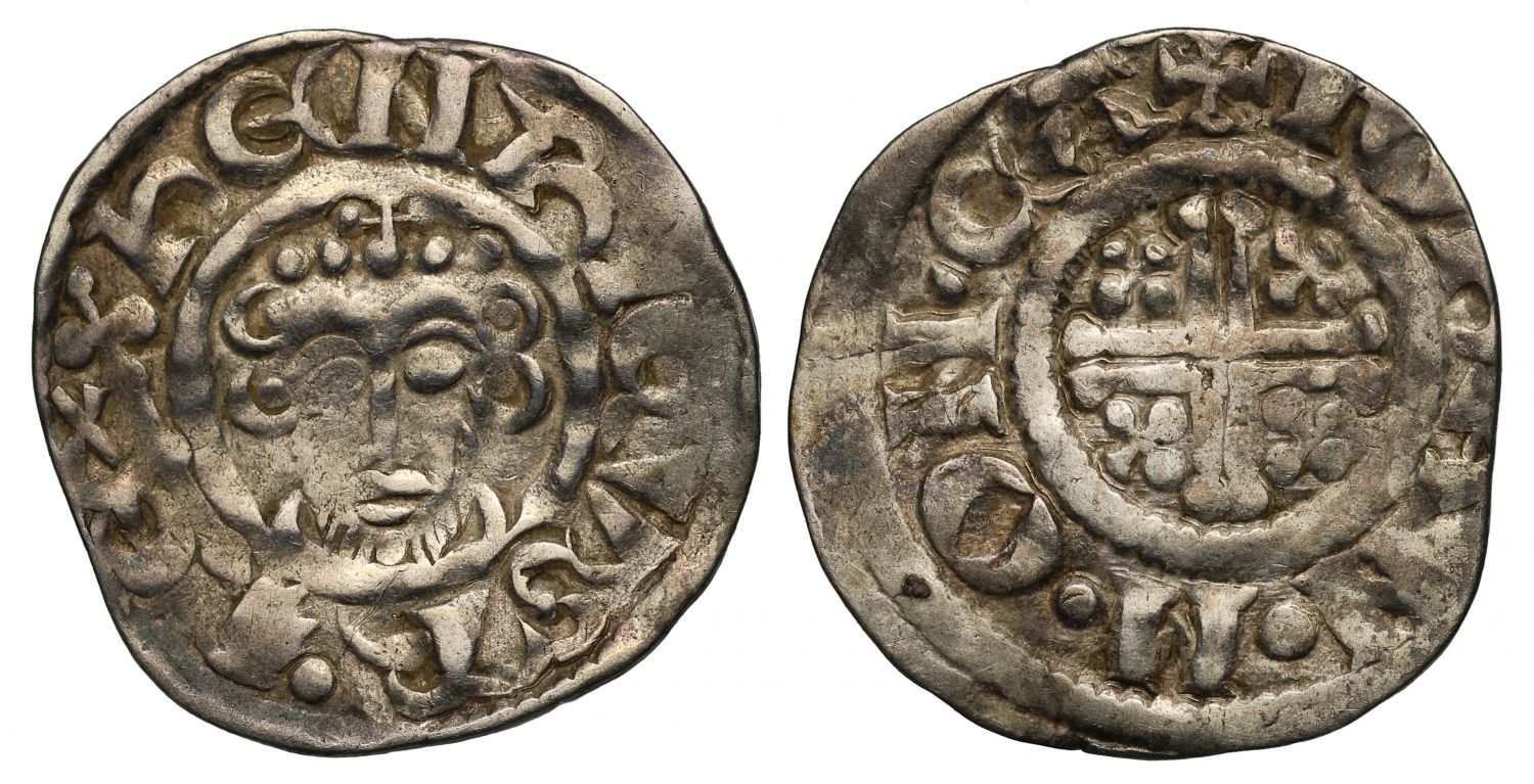 John Penny, short cross type, class 5c, Canterbury Mint, moneyer Iohan M