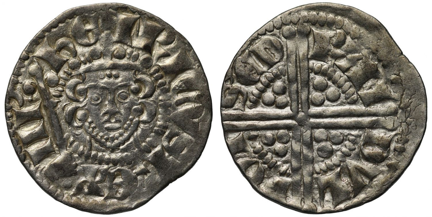 Henry III Long cross Penny, type 5b2, Bury St Edmunds, Randulf