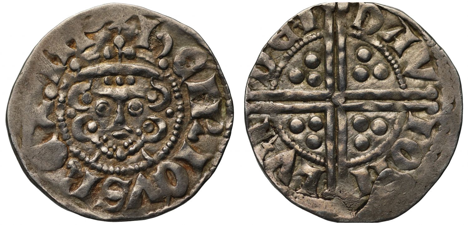Henry III Long cross Penny, type 3d1, London Mint, Moneyer David