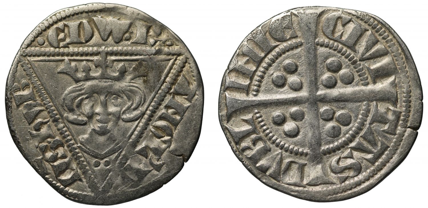 Ireland, Edward I Penny, 2nd coinage, type 1b, Dublin, 1283, ex English Doctor