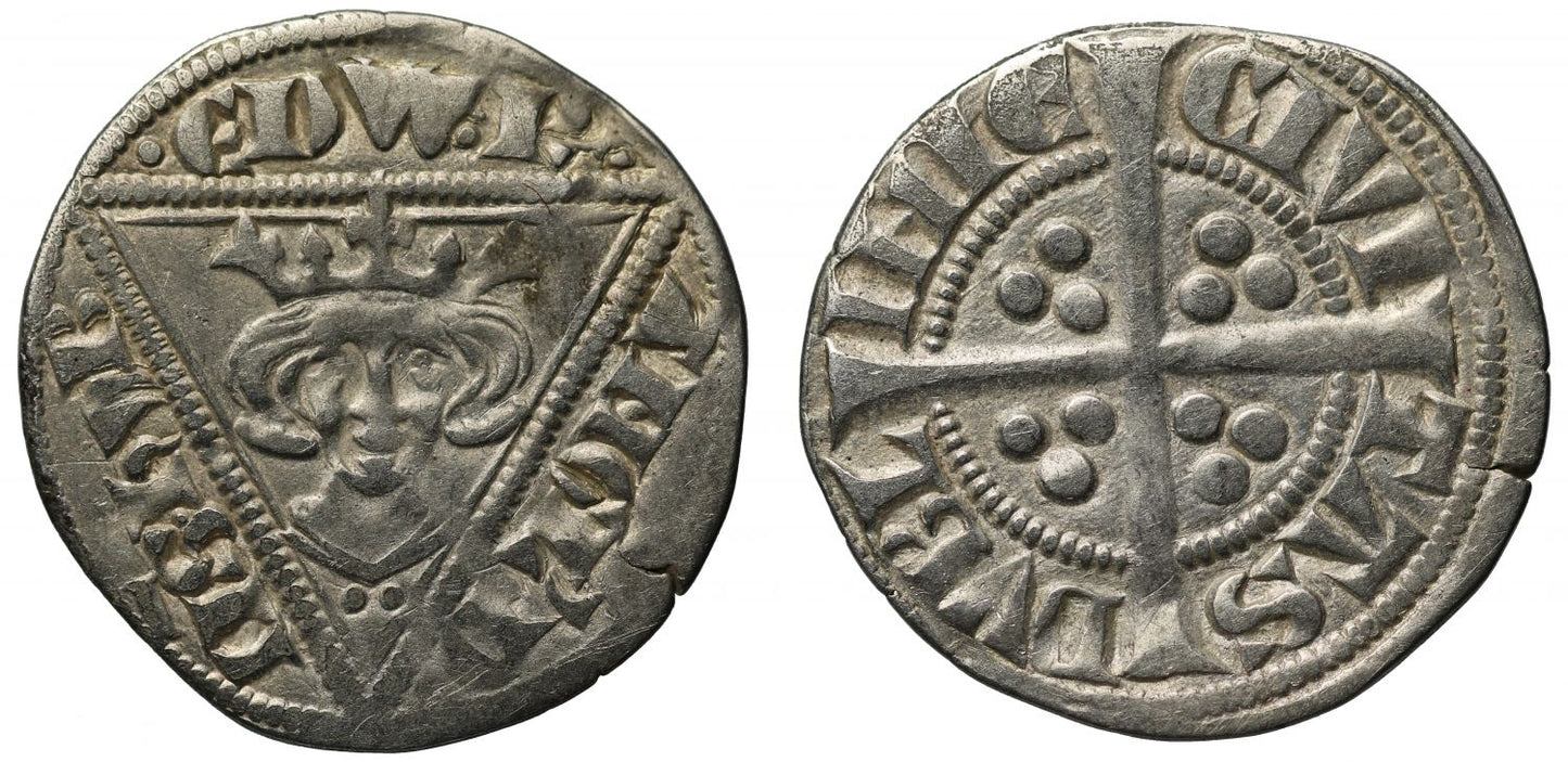 Ireland, Edward I Penny, 2nd coinage, type 1b, Dublin, 1283, ex English Doctor
